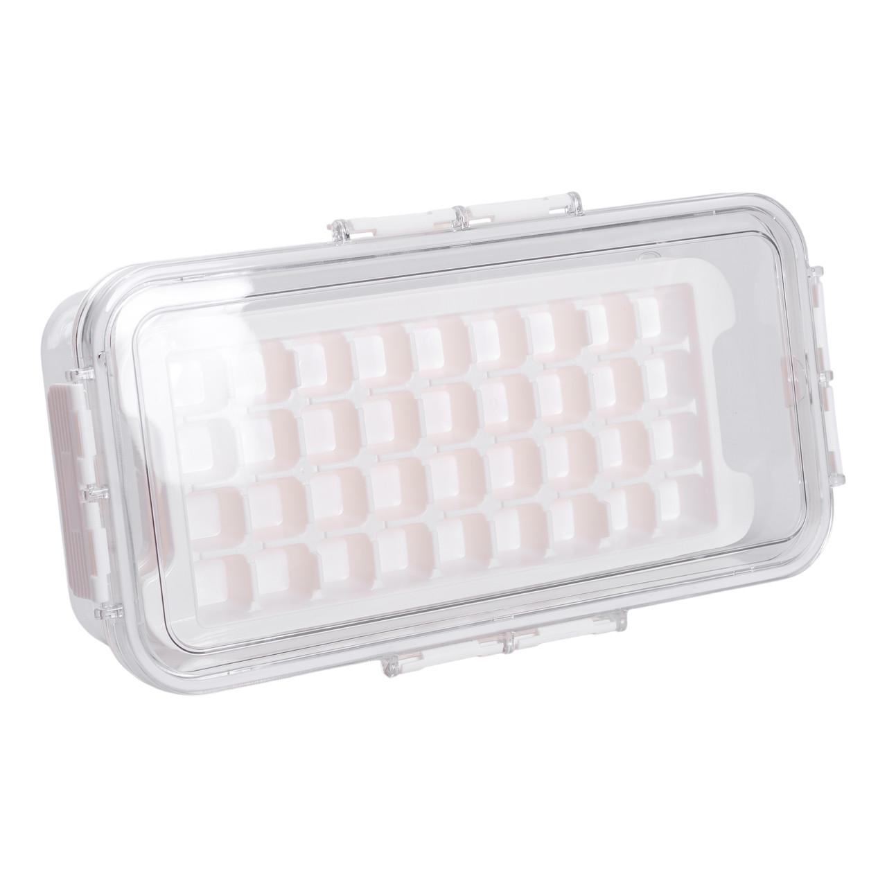 Контейнер для заморозки льоду з кришкою пластиковий 30,5х16х7,5 см Бежевий - фото 5 Контейнер для заморозки льоду з кришкою пластиковий 30,5х16х7,5 см Бежевий - фото 5