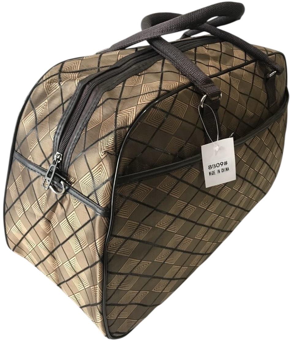 Сумка дорожная ручная кладь с длинным ремнем через плечо Коричневый (8809) - фото 2 Сумка дорожная ручная кладь с длинным ремнем через плечо Коричневый (8809) - фото 2