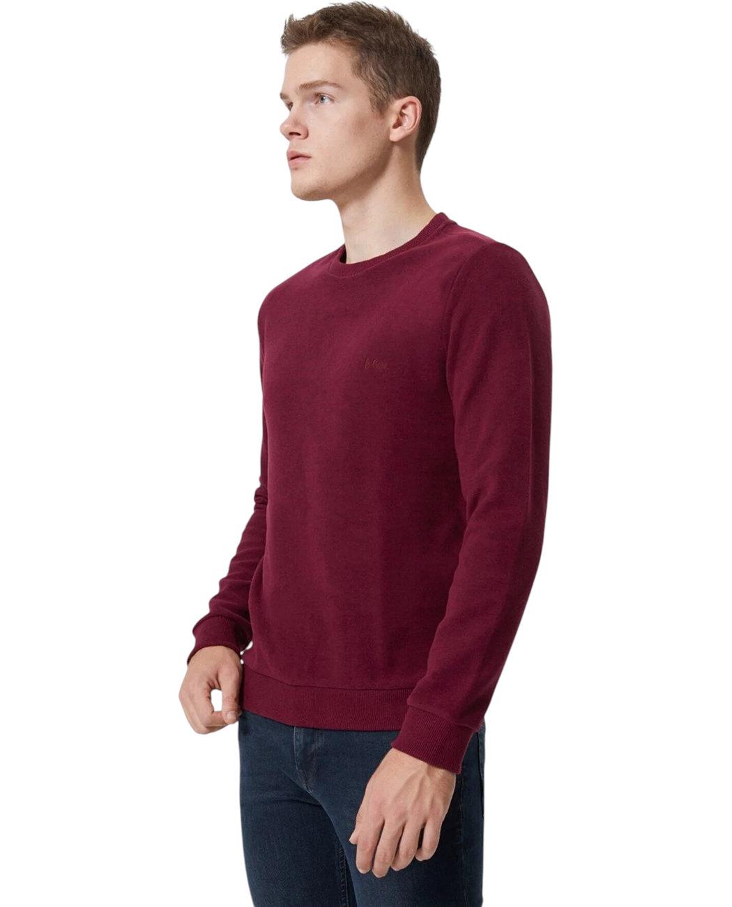 Світшот чоловічий Lee Cooper Newdwade 231LCM241011.4501 XXL Бордовий (8682272349487) - фото 2 Світшот чоловічий Lee Cooper Newdwade 231LCM241011.4501 XXL Бордовий (8682272349487) - фото 2