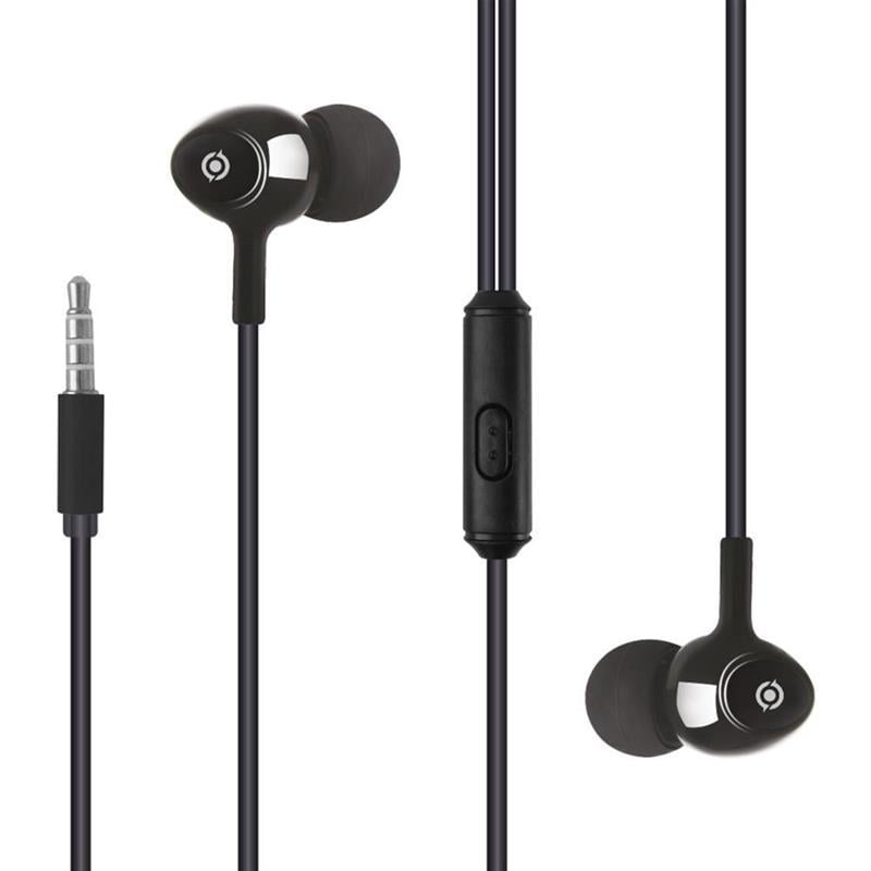 Гарнитура проводная Piko EP-103BKM 3,5 мм с микрофоном на проводе Black (1283126477799) Гарнитура проводная Piko EP-103BKM 3,5 мм с микрофоном на проводе Black (1283126477799)