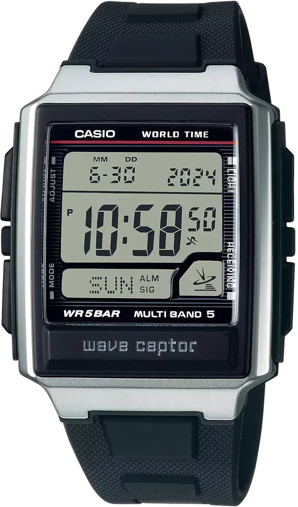 Наручные часы мужские Casio Radio Controlled WV-59R-1AEF с подсветкой (3147515525)