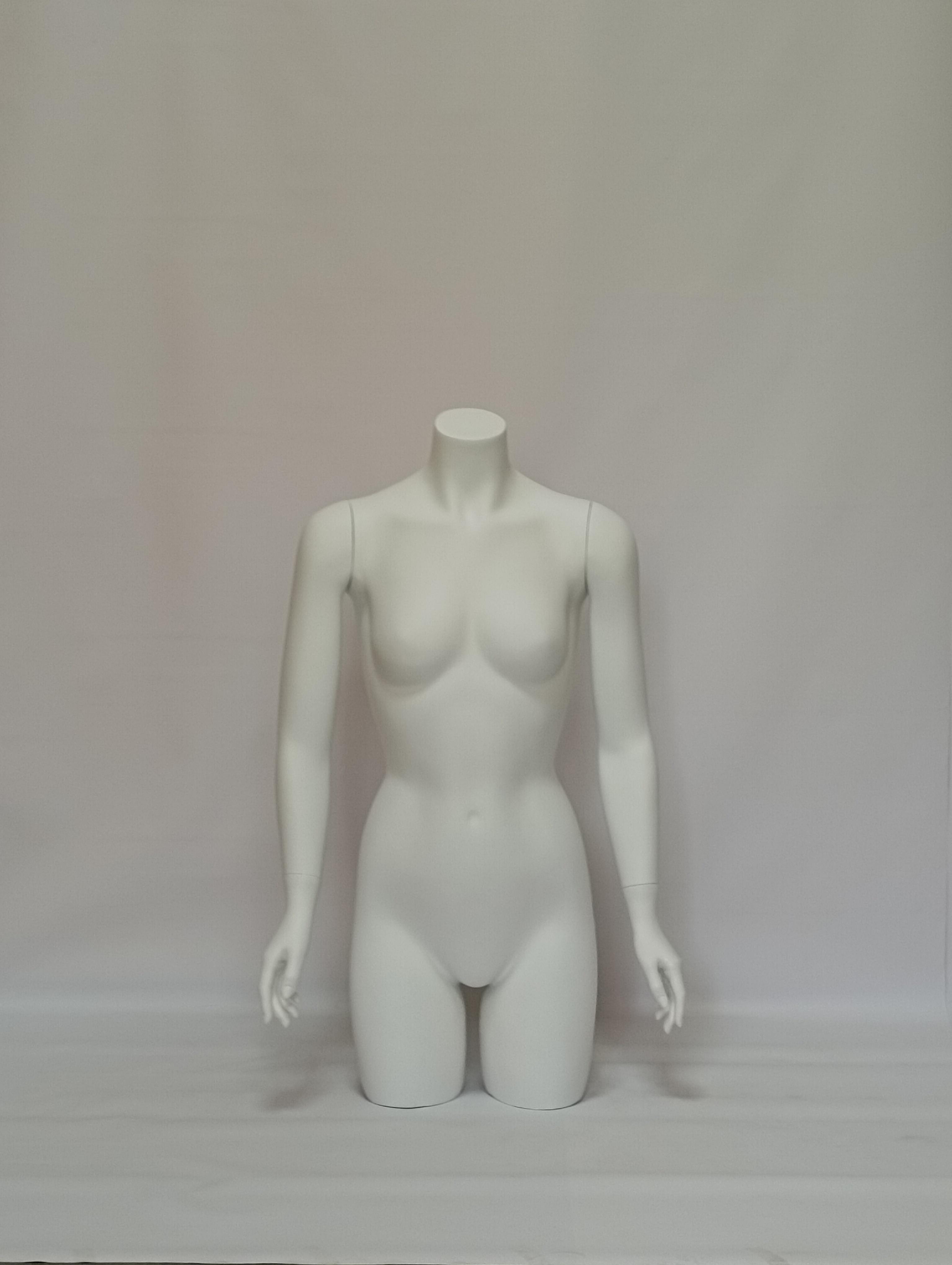 Манекен жіночий торс Білий матовий (TF5-WM)