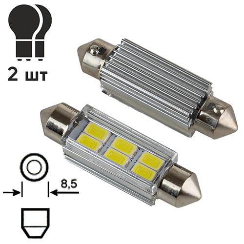 Лампа PULSO/софитная/LED SV8.5/T11x41 мм/6 SMD-5730/9-18v/130Lm (LP-62041) - фото 3 Лампа PULSO/софитная/LED SV8.5/T11x41 мм/6 SMD-5730/9-18v/130Lm (LP-62041) - фото 3