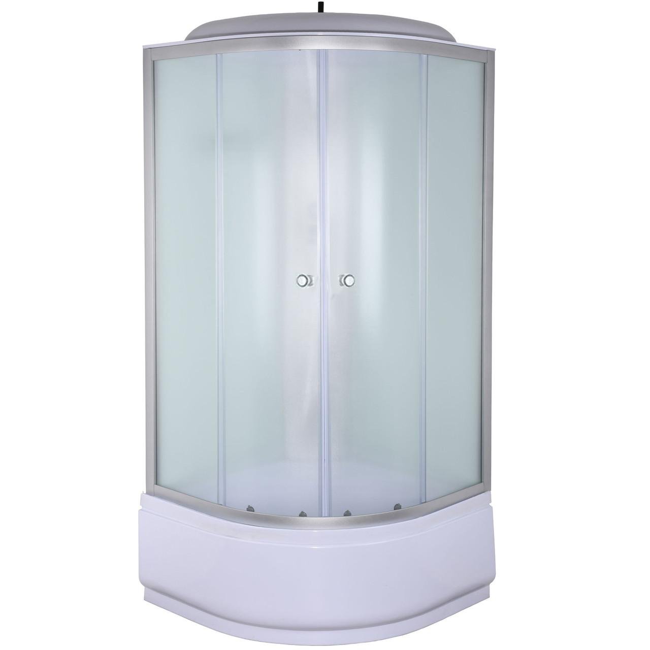 Душовий бокс Mixxus STRONG SB01-90x90x215-FB SATIN з високим піддоном (29913955)