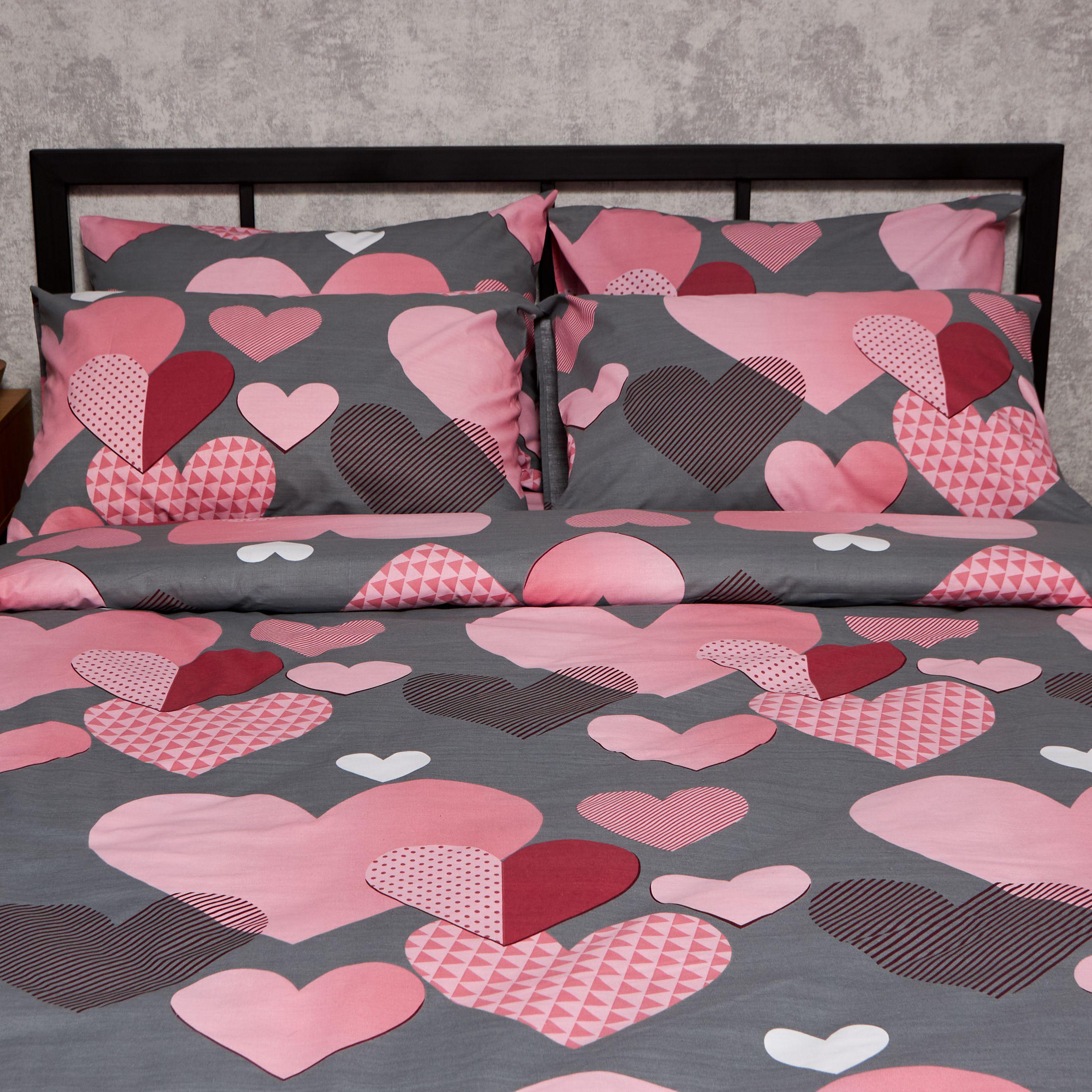 Набор наволочек Moon&Star Бязь Gold Люкс 40х40 см 2 шт. Blush Love (MS-840001278)