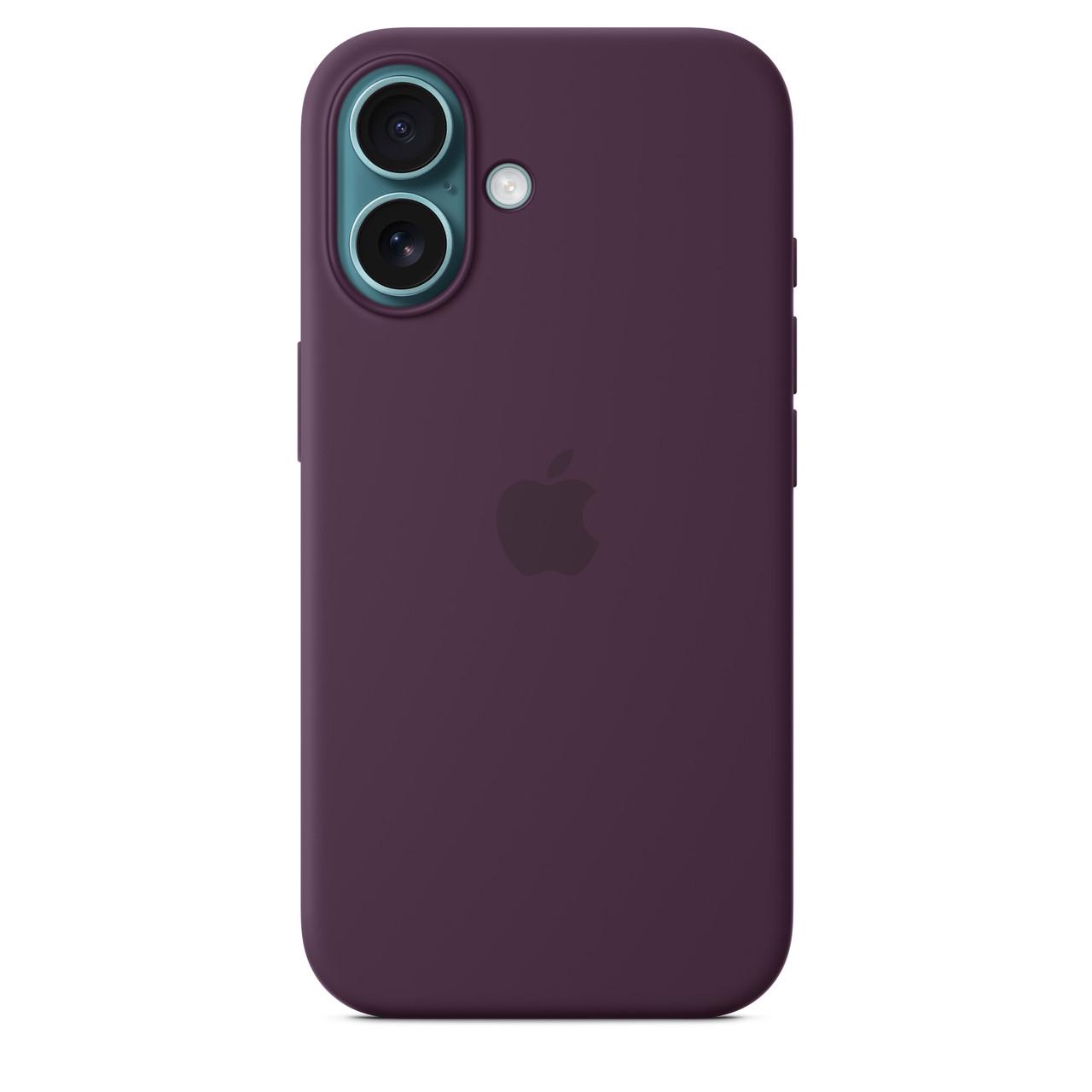 Чехол-накладка Apple Silicone Case with MagSafe for iPhone 16, Plum (HC)