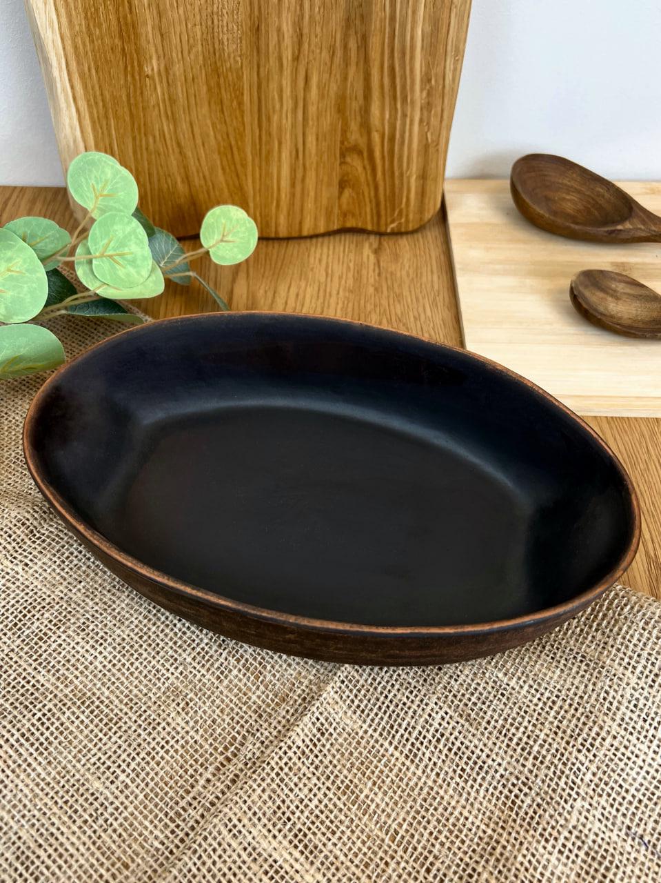 Блюдо под студень керамическое глиняное гладкое (3003-26) - фото 5 Блюдо под студень керамическое глиняное гладкое (3003-26) - фото 5