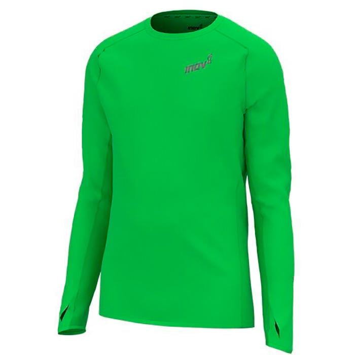 Термолонгслив для бега Inov-8 Base LS мужской M Зеленый (000276.GR.M)