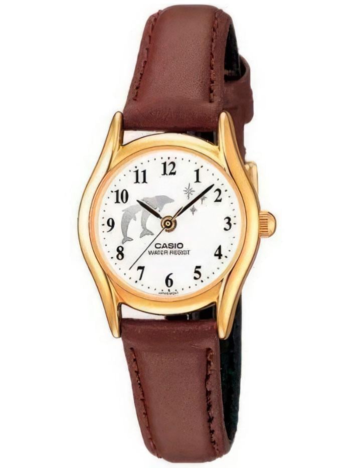 Наручний годинник жіночий Casio LTP-1094Q-7B9 Timeless Collection Lady Timeless Collection з білим циферблатом