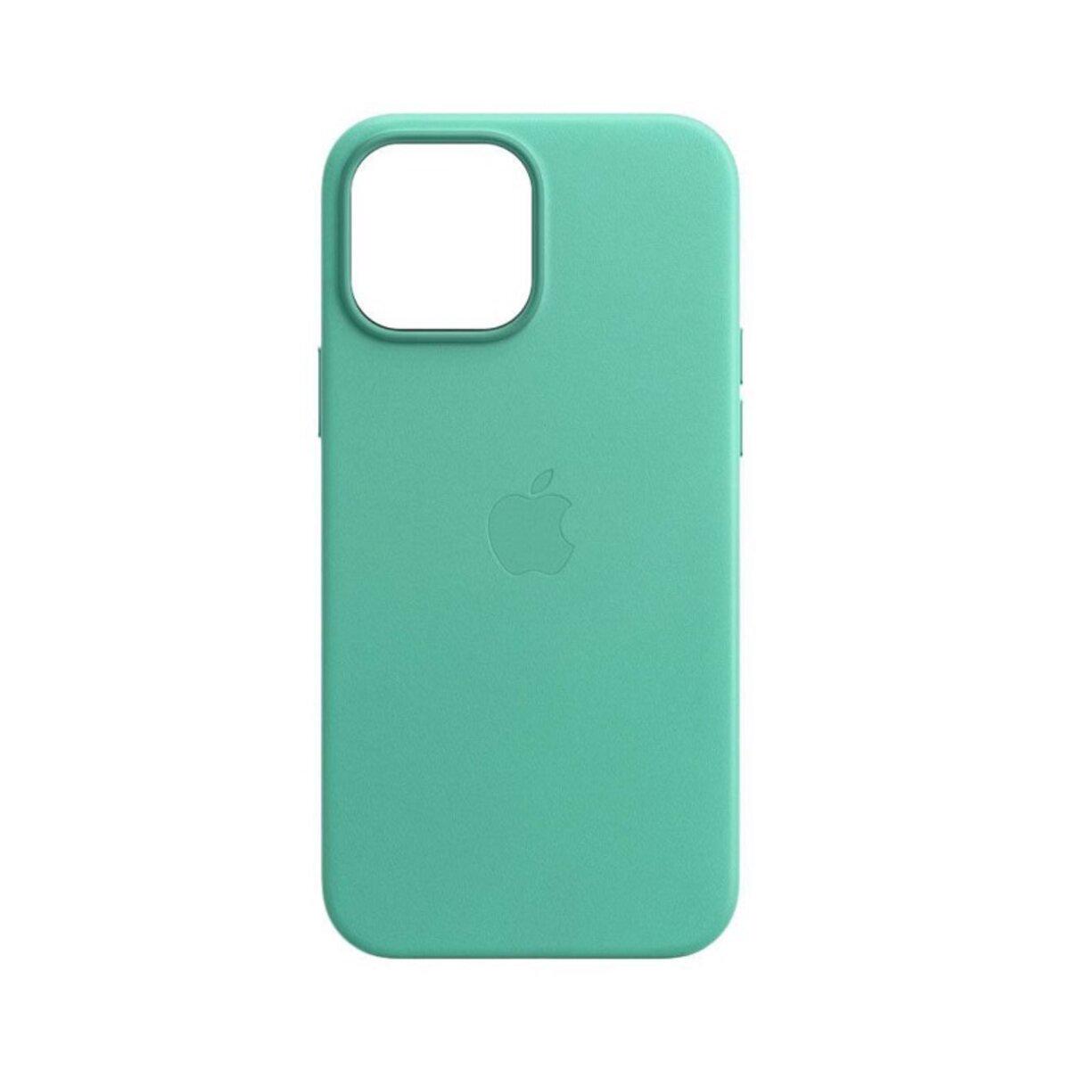 Противоударный чехол для Apple iPhone 15 Pro Leather AAA Full Magsafe IC Ice Sea Blue
