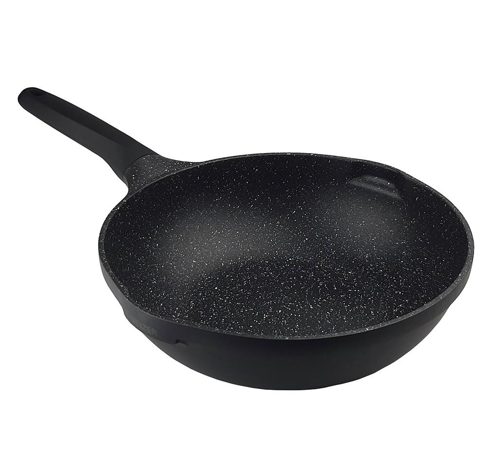 Сковорода WOK с антипригарным покрытием Vinzer Kuro Induction Line 28 см (50425)