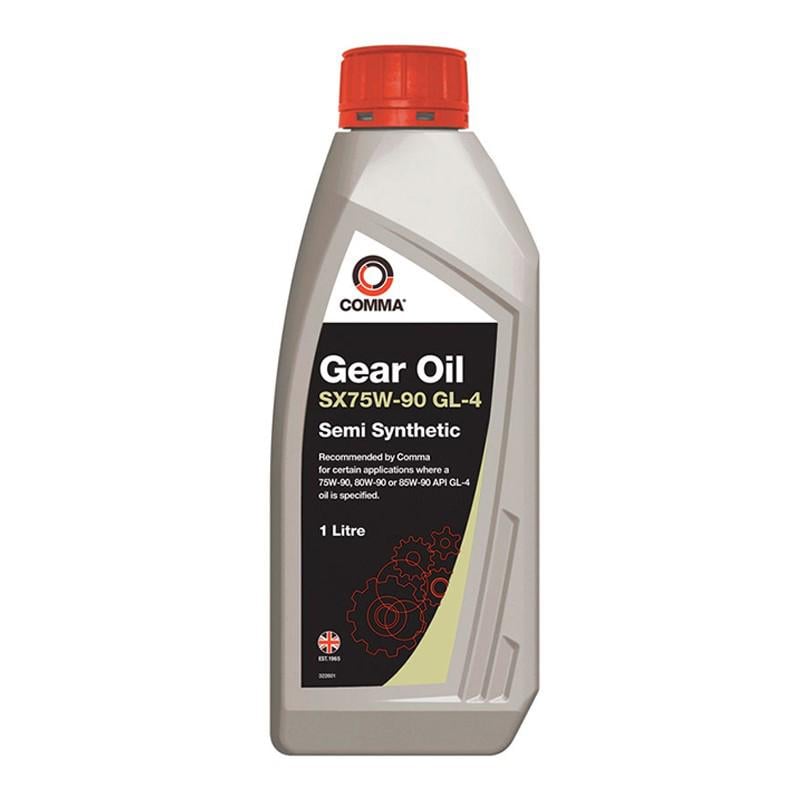 Трансмісійне мастило COMMA GEAR OIL SX75W-90 GL4 1 л (SXGL41L)