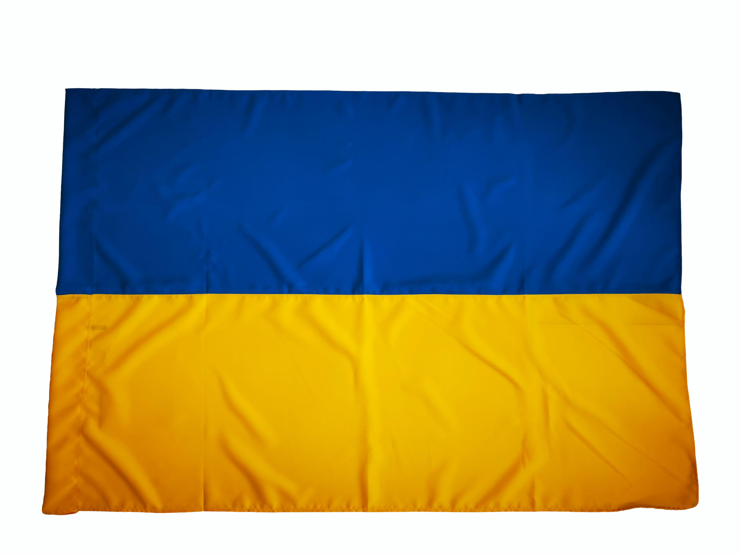Флаг Украины габардин 90х135 см (п6Г)