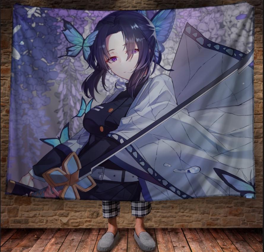 Плед с 3D принтом Demon Slayer Kimetsu no Yaiba 150х200 см (epi_1634) Плед с 3D принтом Demon Slayer Kimetsu no Yaiba 150х200 см (epi_1634)