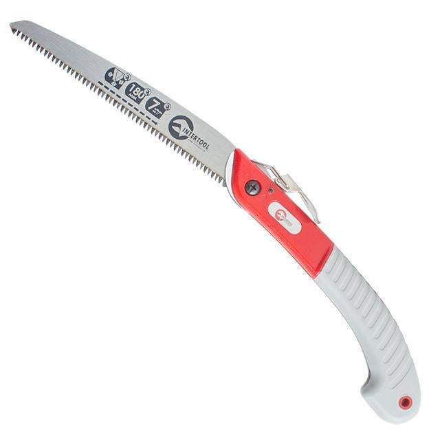 Ножовка садовая Intertool HT-3142 складная тройная заточка 7 зуб/дюйм 180 мм (117450) - фото 5