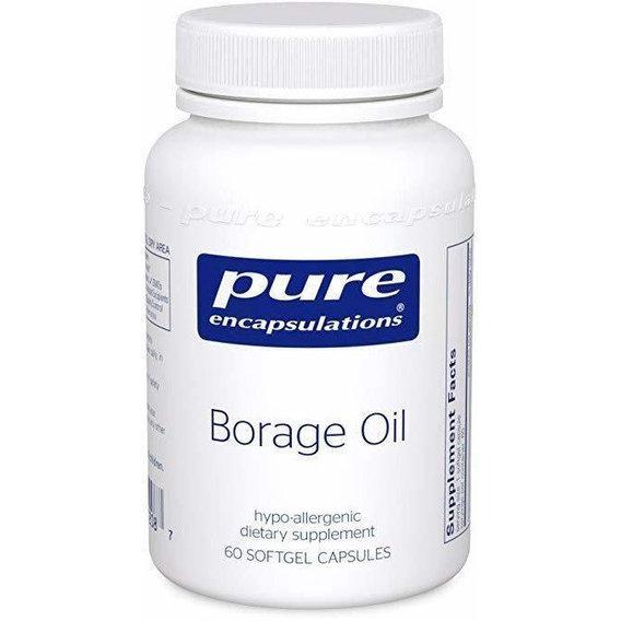 Масло огуречника Pure Encapsulations Borage Oil 60 Caps