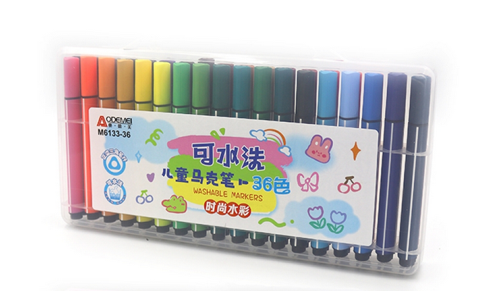 Набор маркеров Aodemei Washable 36 цветов