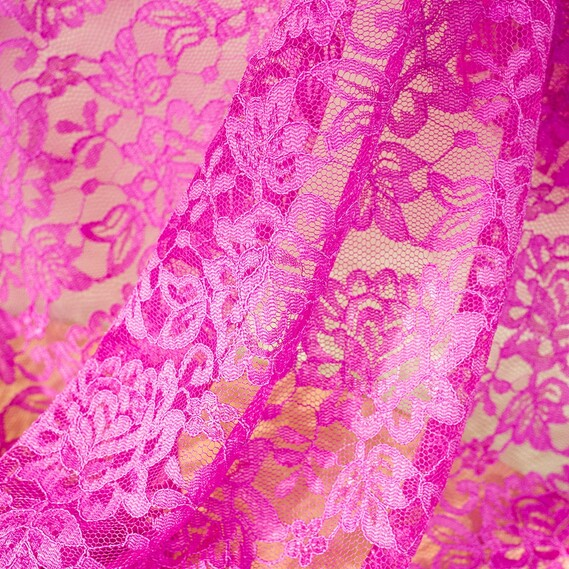 Ткань гипюр IDEIA Madlen 1,4 м Сиреневый (2200003890945)