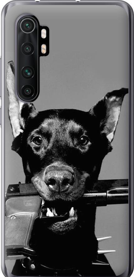 Чехол на Xiaomi Mi Note 10 Lite Доберман (2745u-1937-42517)