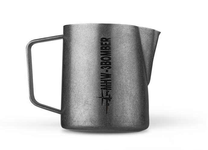 Питчер с ручкой для молока MHW-3BOMBER 5,0 500 мл Silver Spot (P5026SS)