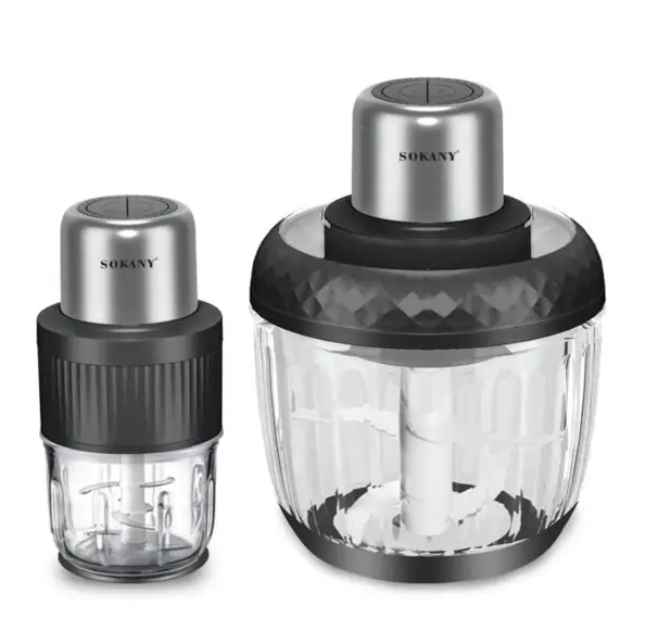 Чоппер измельчитель Sokany SK-YM-7032 многофункциональный Черный