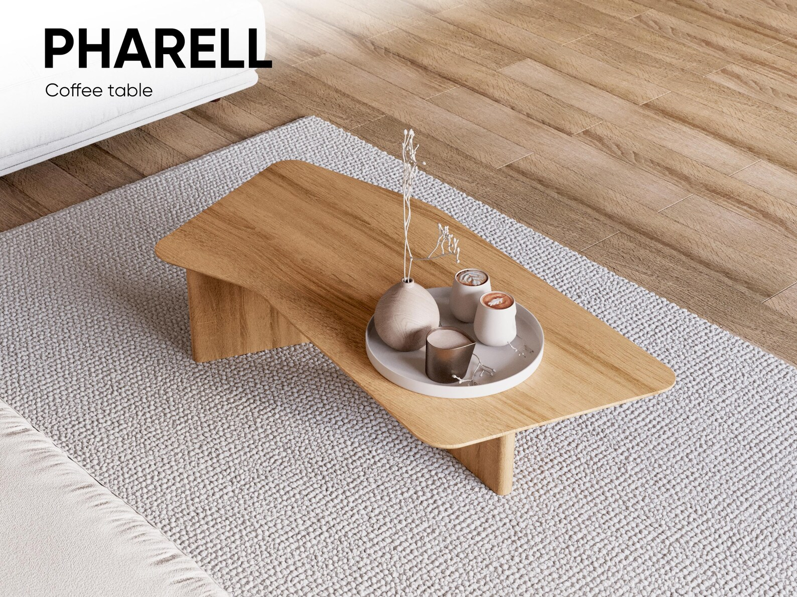 Журнальний столик Pharell із масиву дуба (2695800282) - фото 2