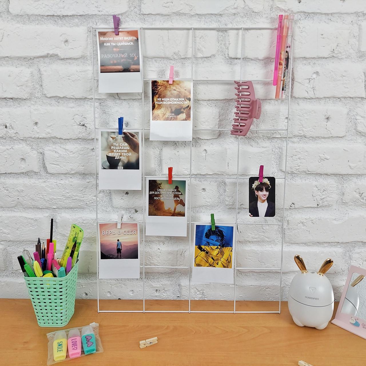 Мудборд для визуализации с прищепками 60х40 см (604012k)