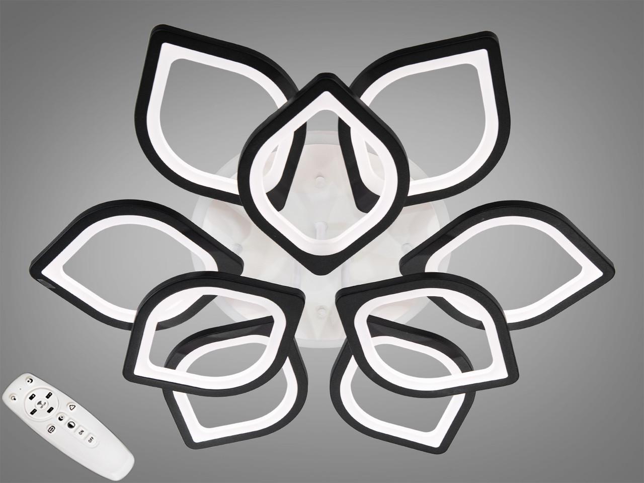 Люстра с димером RGB LED 8073/6+3BK 3col dim (2437593394)