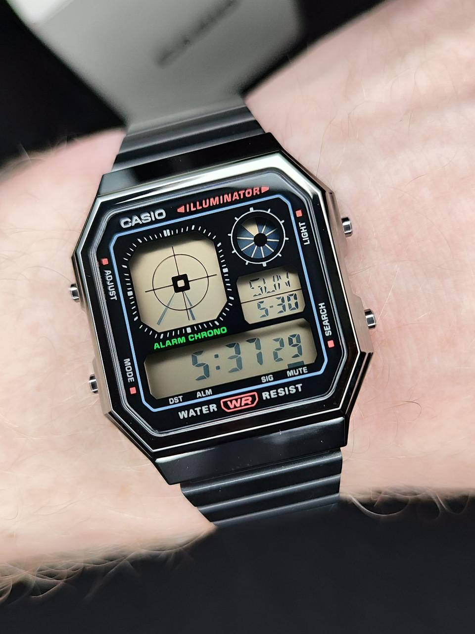 Наручные часы мужские Casio A130WEGG-1A Vintage с подсветкой (2734242670)