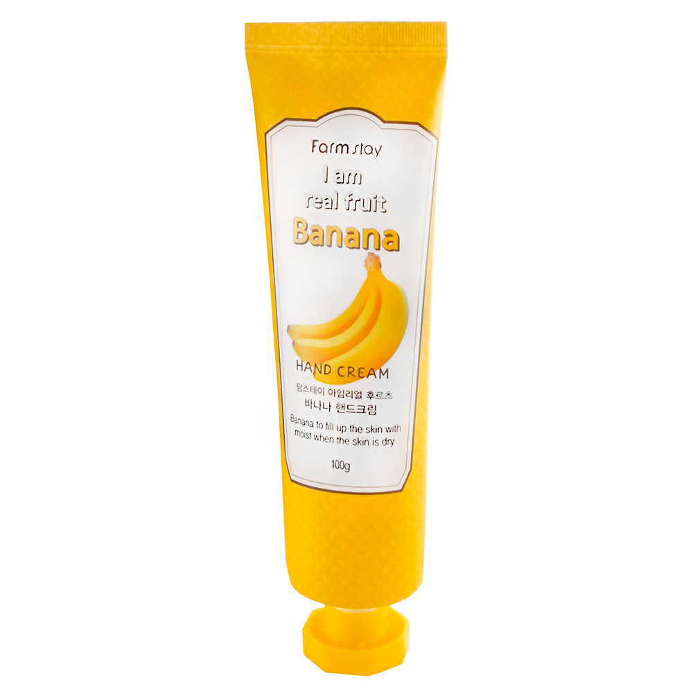 Крем для рук FarmStay I Am Real Fruit Banana Hand Cream із екстрактом банана 100 мл (527897) - фото 2