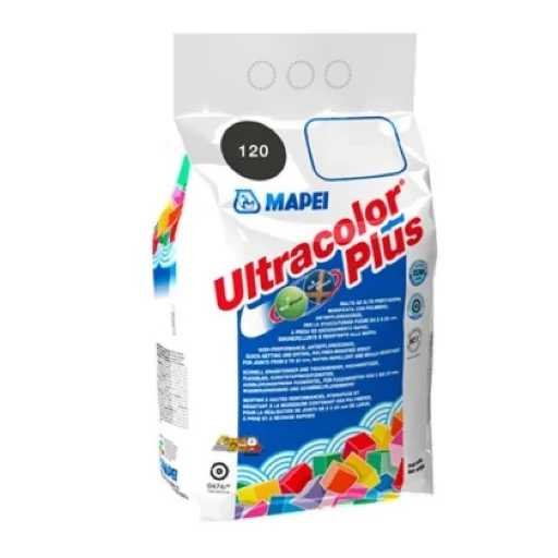 Фуга для швов Mapei Ultracolor Plus 120 2 кг Черный (000025180)
