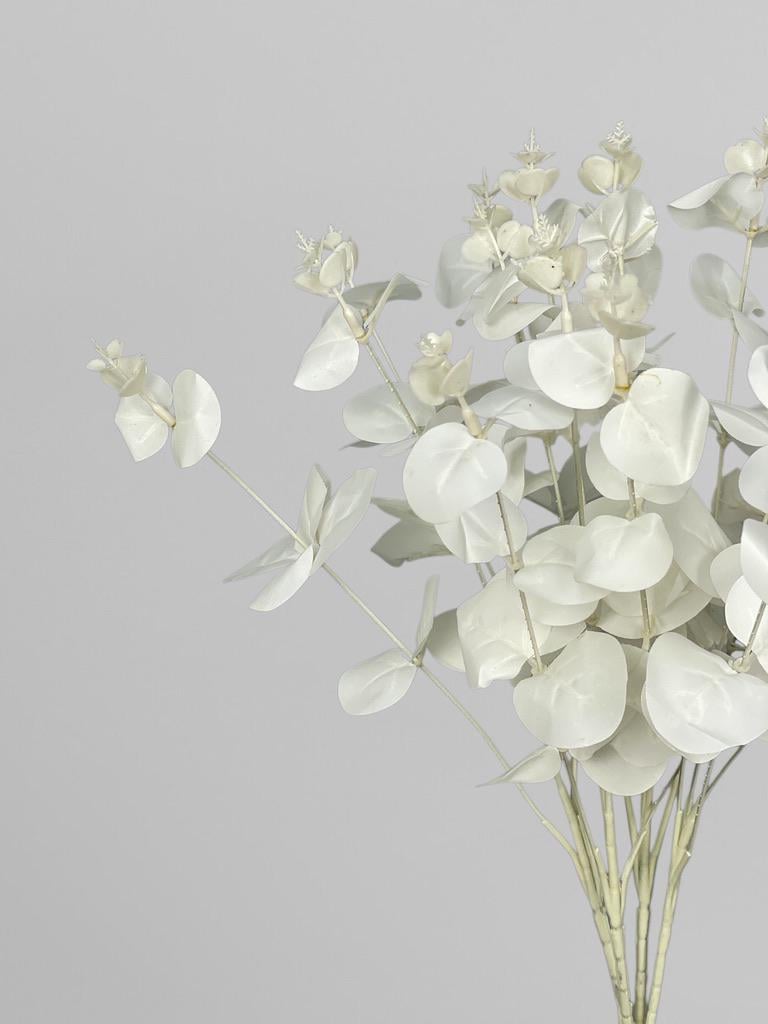 Искусственный эвкалипт 46 см Белый (Р03017) - фото 4