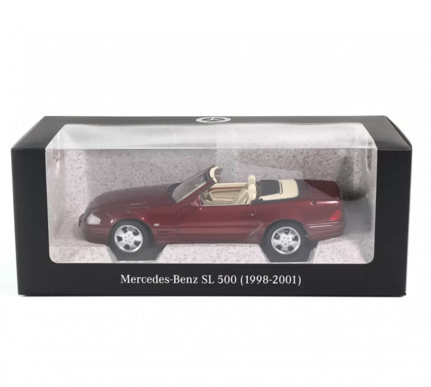 Модель автомобиля Mercedes-Benz SL 500 R129 1998-2001 1:18 Amber Red (B66040658) - фото 8