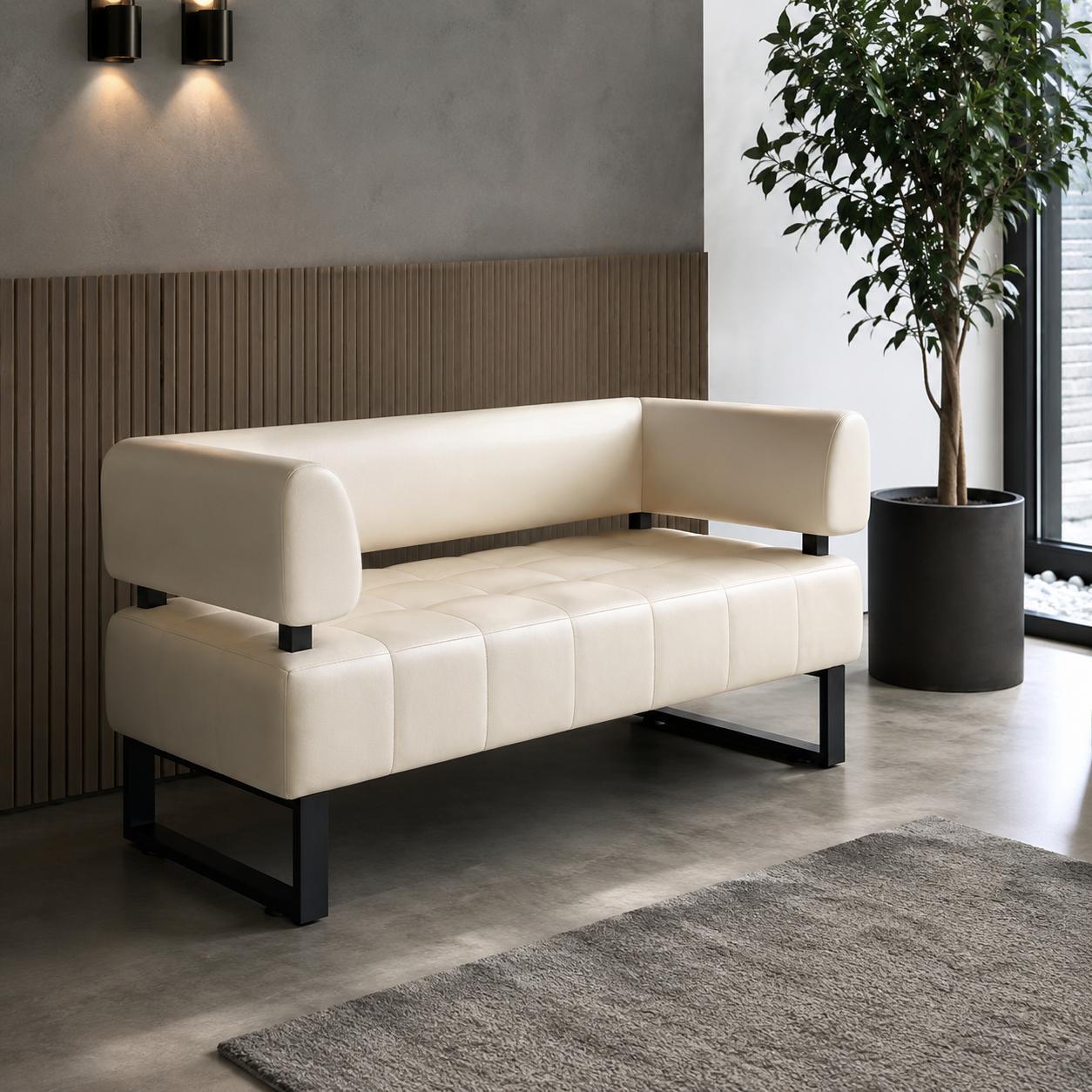 Диван Office экокожа Soft 155х65х75 см Beige (rich_sofa_00547)