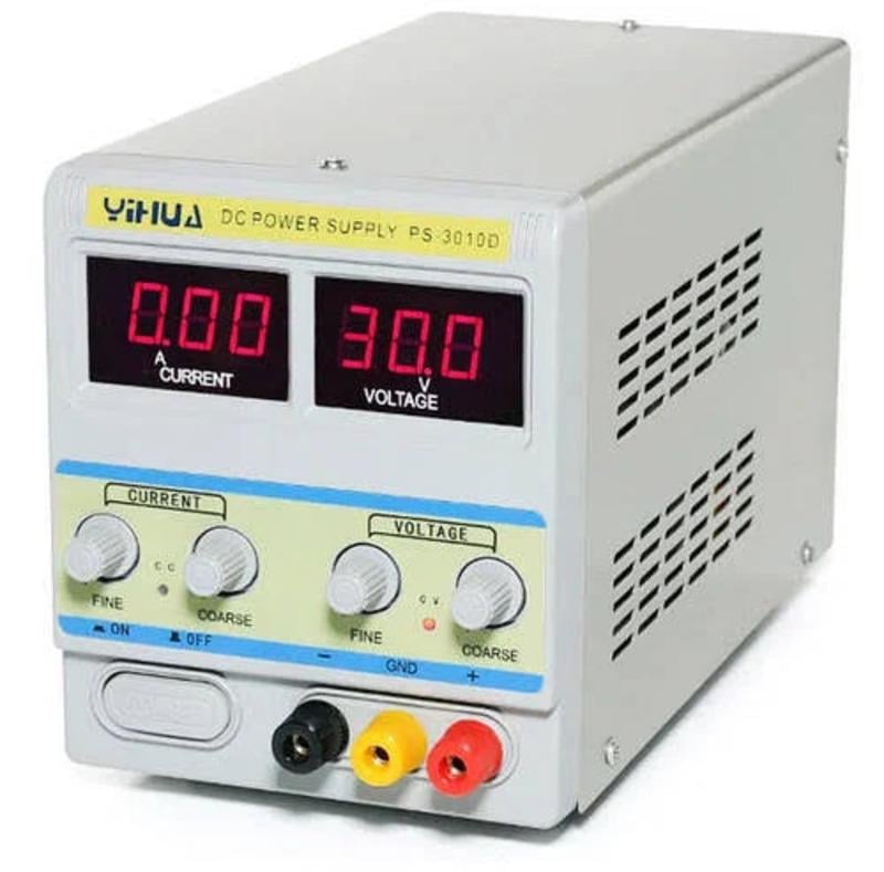 Лабораторный блок питания одноканальный YIHUA PS-3010D 300 Вт/30 В/10А Серый (168-31-128-458) Лабораторный блок питания одноканальный YIHUA PS-3010D 300 Вт/30 В/10А Серый (168-31-128-458)
