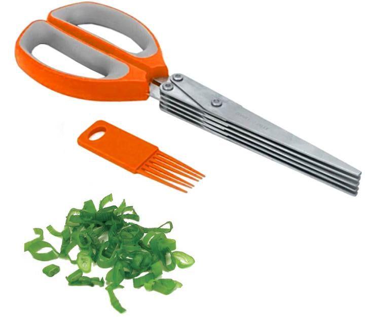 Ножницы для зелени Salad Scissors 5 лезвий (ART-0257) - фото 3