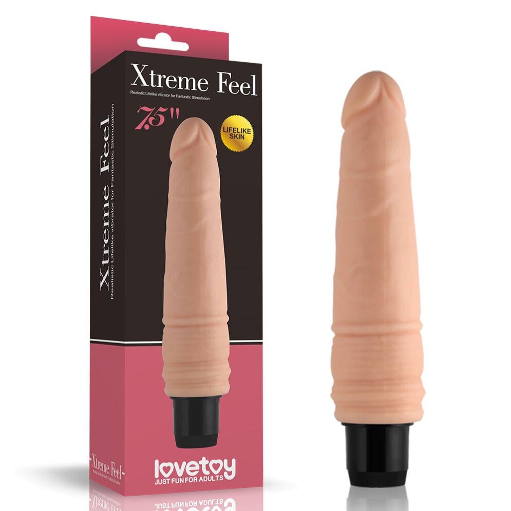 Вибратор реалистичный Xtreme Feel Vibrator Flesh 7,5" (38025503)