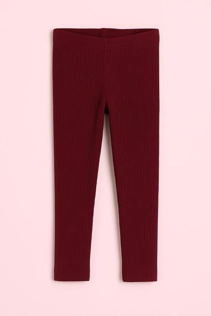 Лосини H&M 1171311 140 см Бордовий