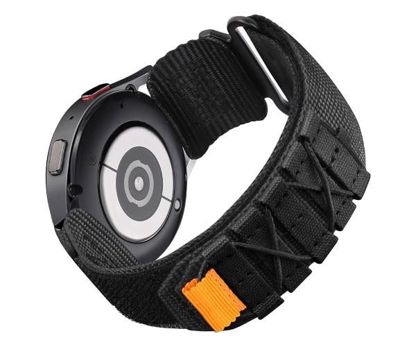 Ремешок Nylon Military для смарт-часов Xiaomi Redmi Watch 5 Lite/Watch 5 Active 22 мм Черный