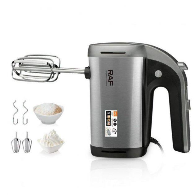 Міксер кухонний ручний RAF R 6691 650 Вт 5 швидкостей 2 насадки (01493) - фото 2 Міксер кухонний ручний RAF R 6691 650 Вт 5 швидкостей 2 насадки (01493) - фото 2