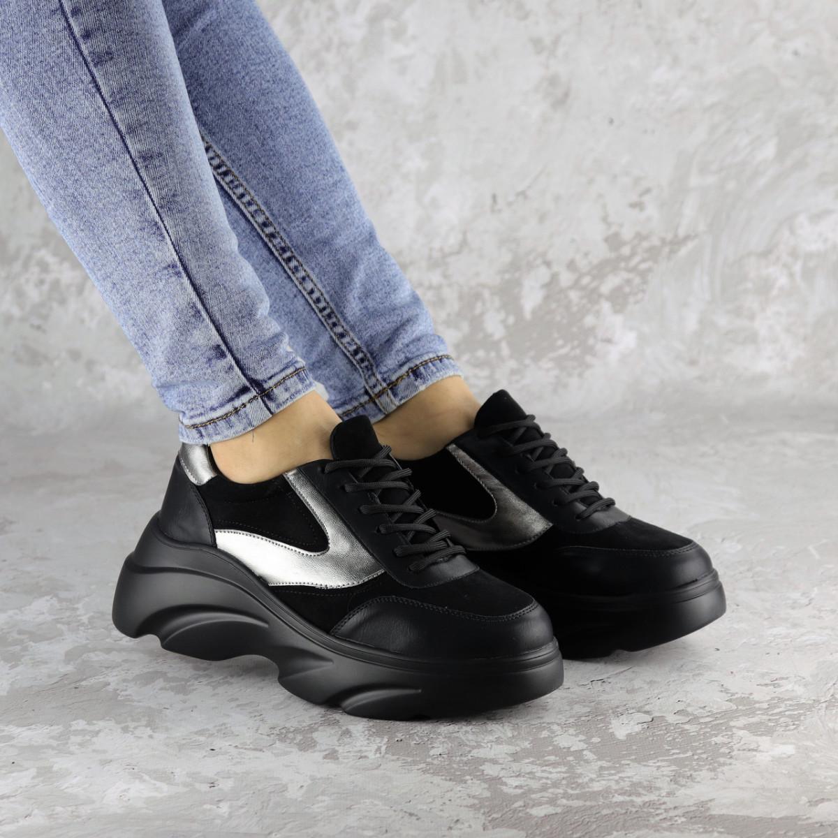 Кроссовки женские Fashion р. 37 23,5 см Черный (1342)