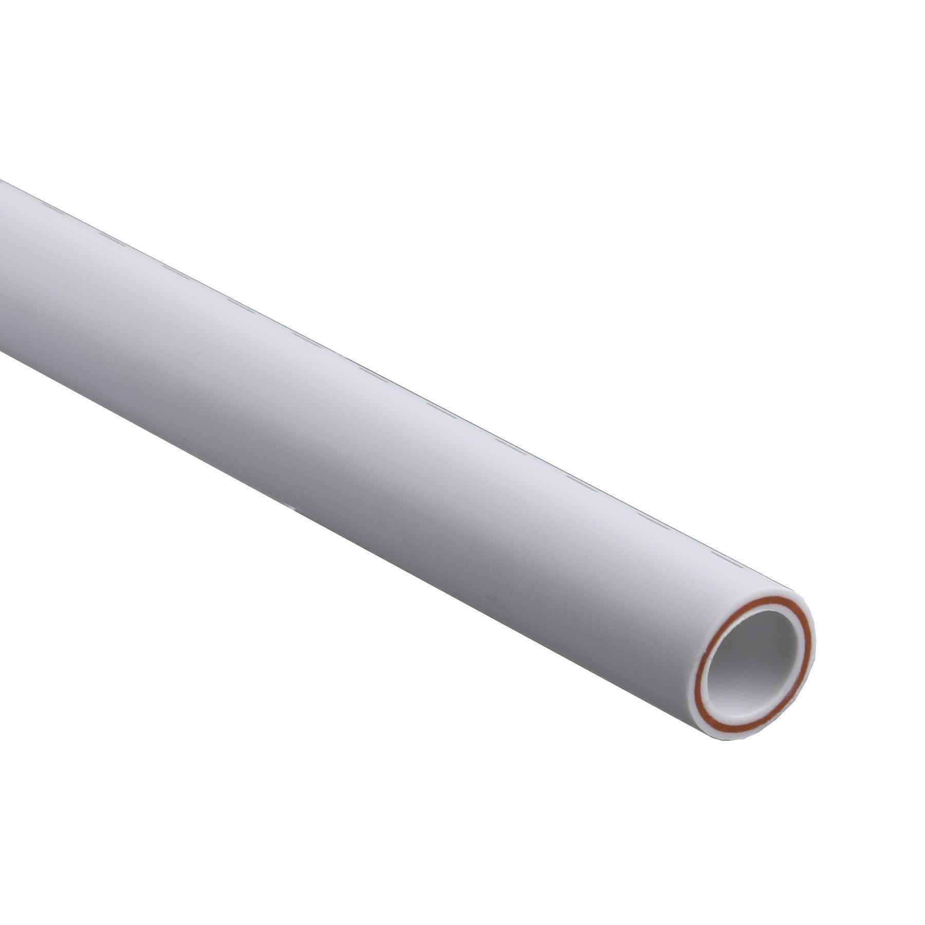 Труба KALDE PPR Fiber PIPE PN 20 со стекловолокном d 40 мм Белый (000017786)