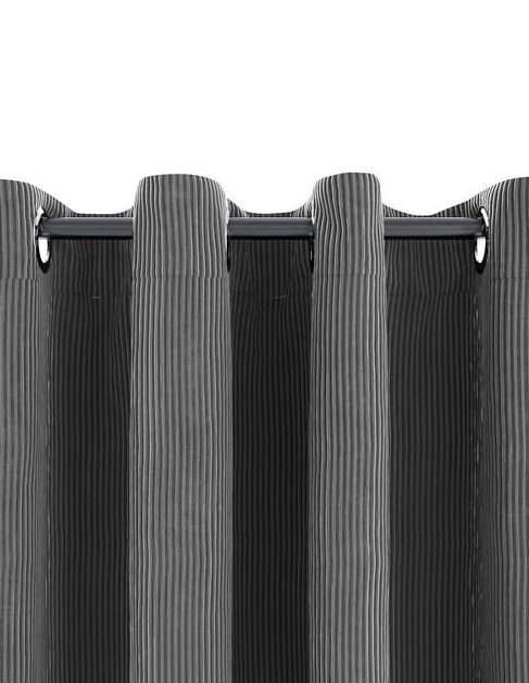 Занавеска 140x300 см Серый