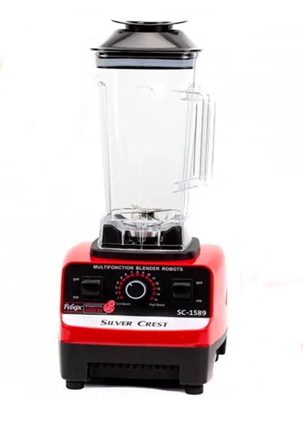 Блендер электрический Silver Crest SC-1589 универсальный 4500 Вт 2 л 15 режимов Красный (1589А)