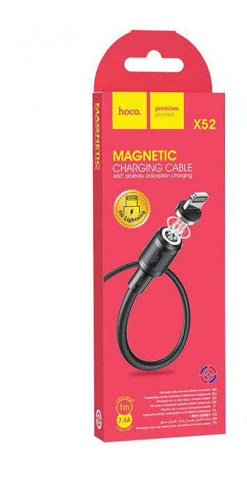 Кабель зарядний Hoco X52 Magnetic Charging cable USB to Lighting (6309) - фото 1