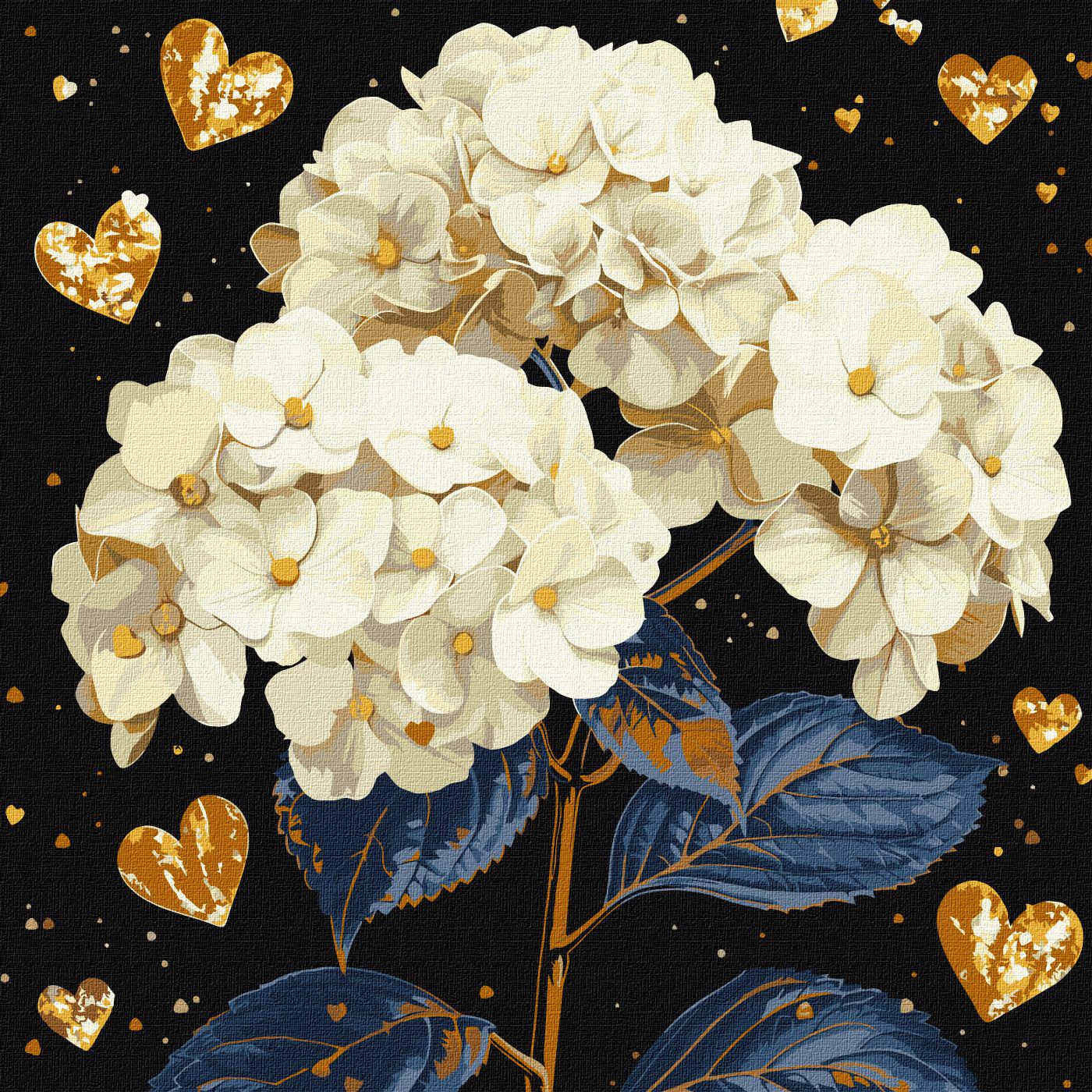 Набір для розпису по номерах Ideyka Чудові квіти КНО3277 40x40 см (MTT-196526)