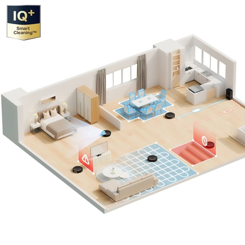 Робот-пилосос TP-Link Tapo RV30 Max 2600 мАг Black (28690313) - фото 8 Робот-пилосос TP-Link Tapo RV30 Max 2600 мАг Black (28690313) - фото 8