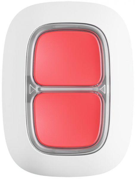 Кнопка тревожная беспроводная Ajax DoubleButton White (243)
