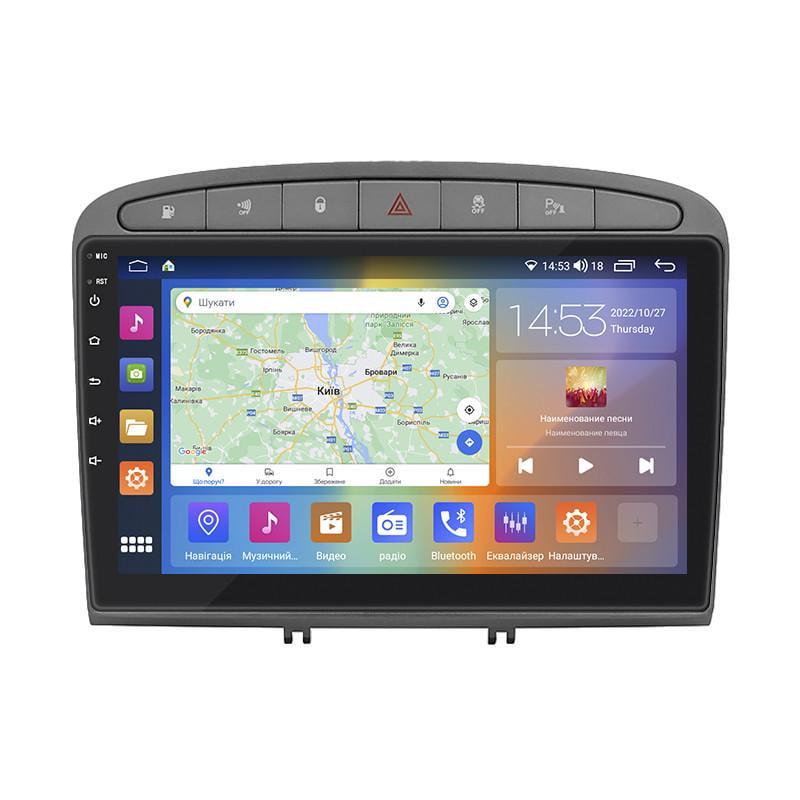 Автомагнитола штатная Lesko для Peugeot RCZ I 2010-2012 9" 2/32Gb CarPlay 4G Wi-Fi GPS Prime MOB