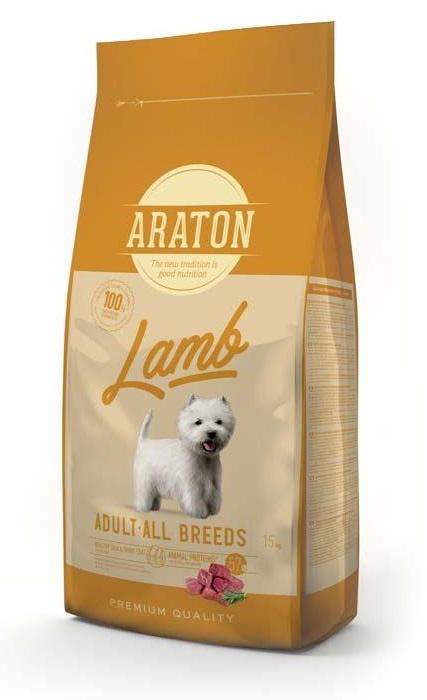 Корм Araton Lamb All Breeds з ягнятком та рисом для дорослих собак усіх порід 15 кг (1630516166)